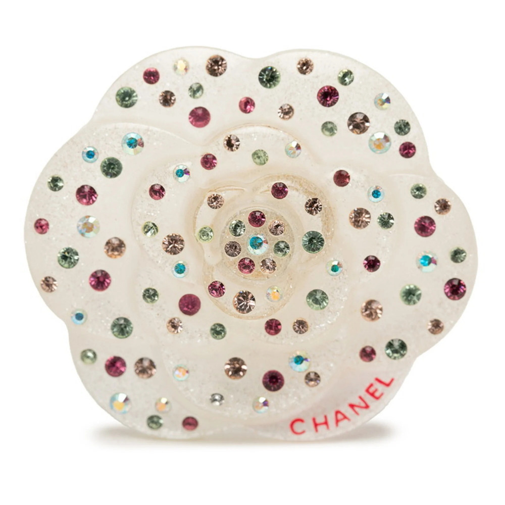 CHANEL White Brooch - Picture 1 of 4
